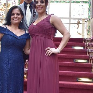 David’s Bridal Bridesmaid Dress- Wine/ Burgundy